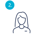 2: Icon einer Dame